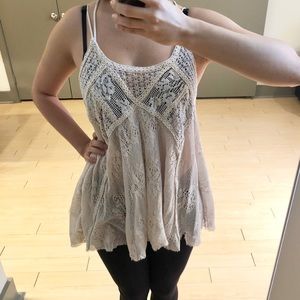 SOLD Free People Crochet Top